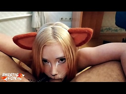❤️ Kitsune आफ्नो मुखमा डिक र कम निल्यो ️❌ गुदा अश्लील ️❤